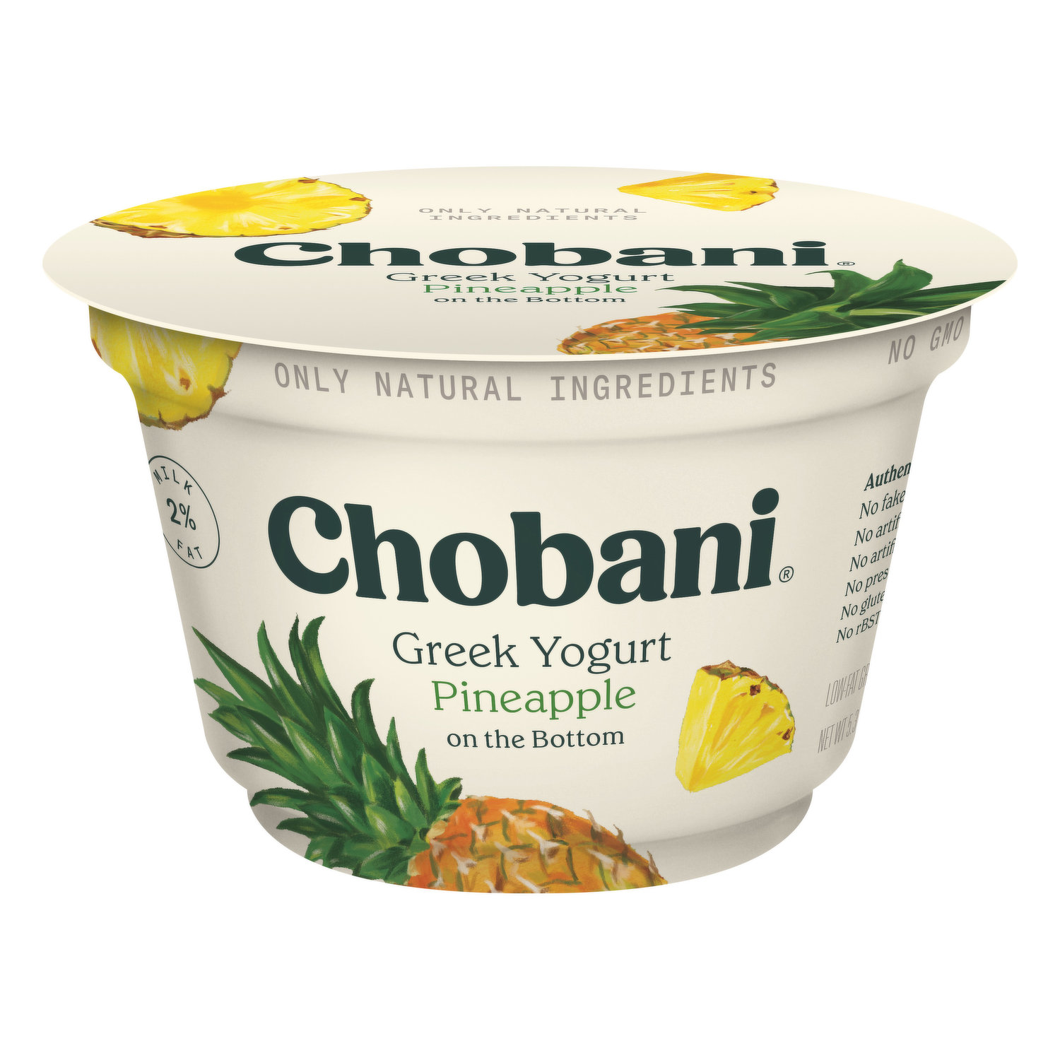 Chobani Plain Non-Fat Greek Yogurt 4-5.3 Oz