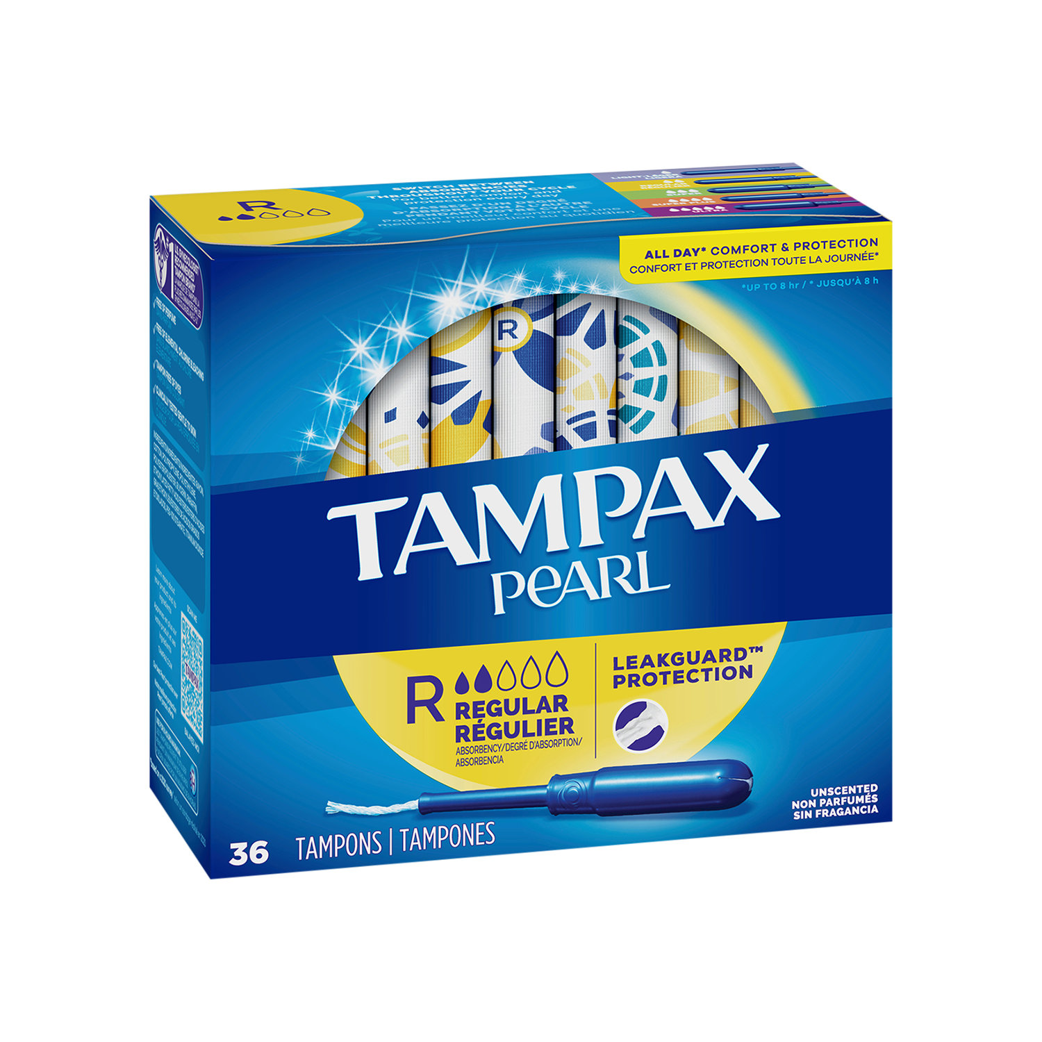 Tampax Tampons, Regular/Super Absorbency, Unscented, Duopack - Brookshire's