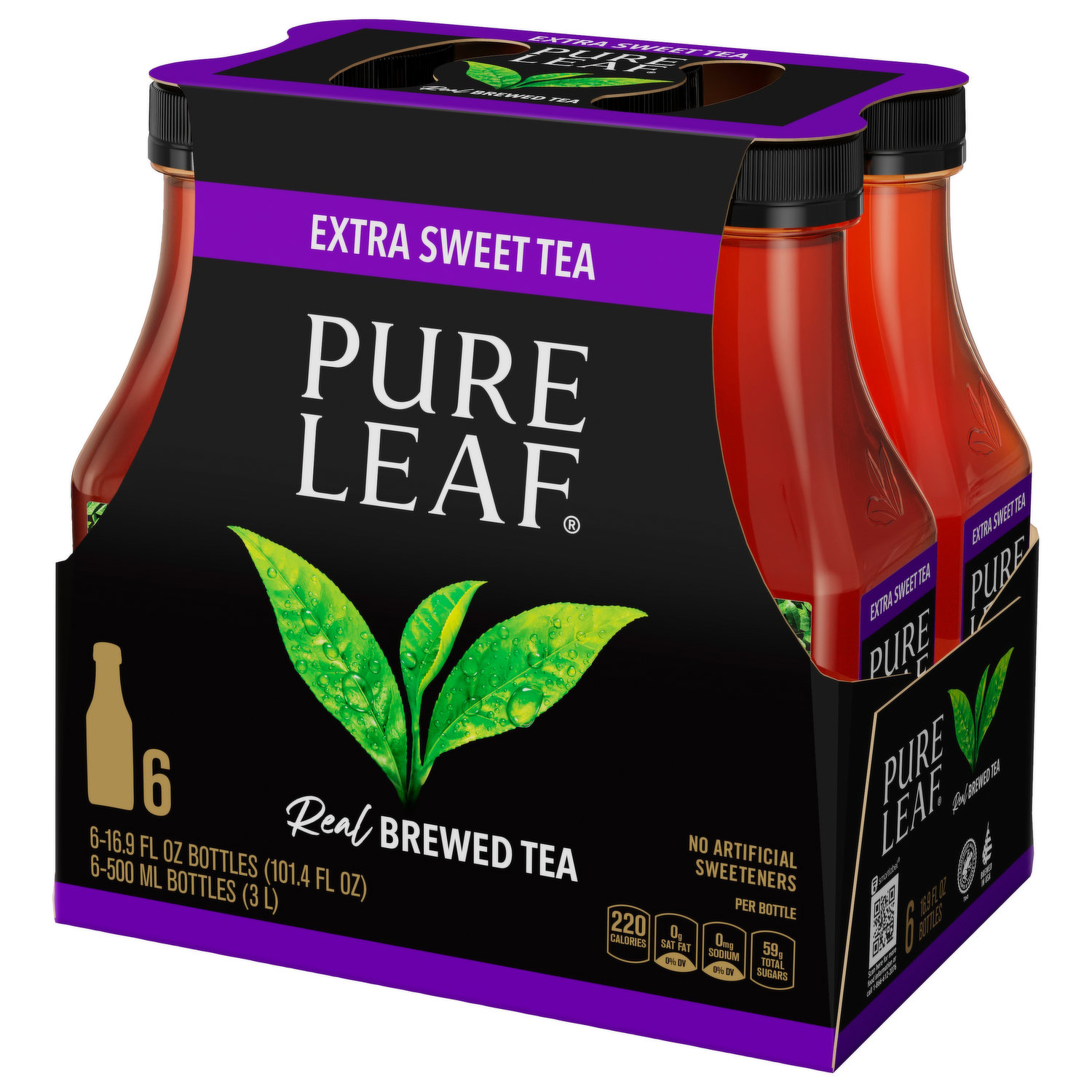 Pure Leaf Lower Sugar Subtly Sweet Tea - 64 fl oz Bottle