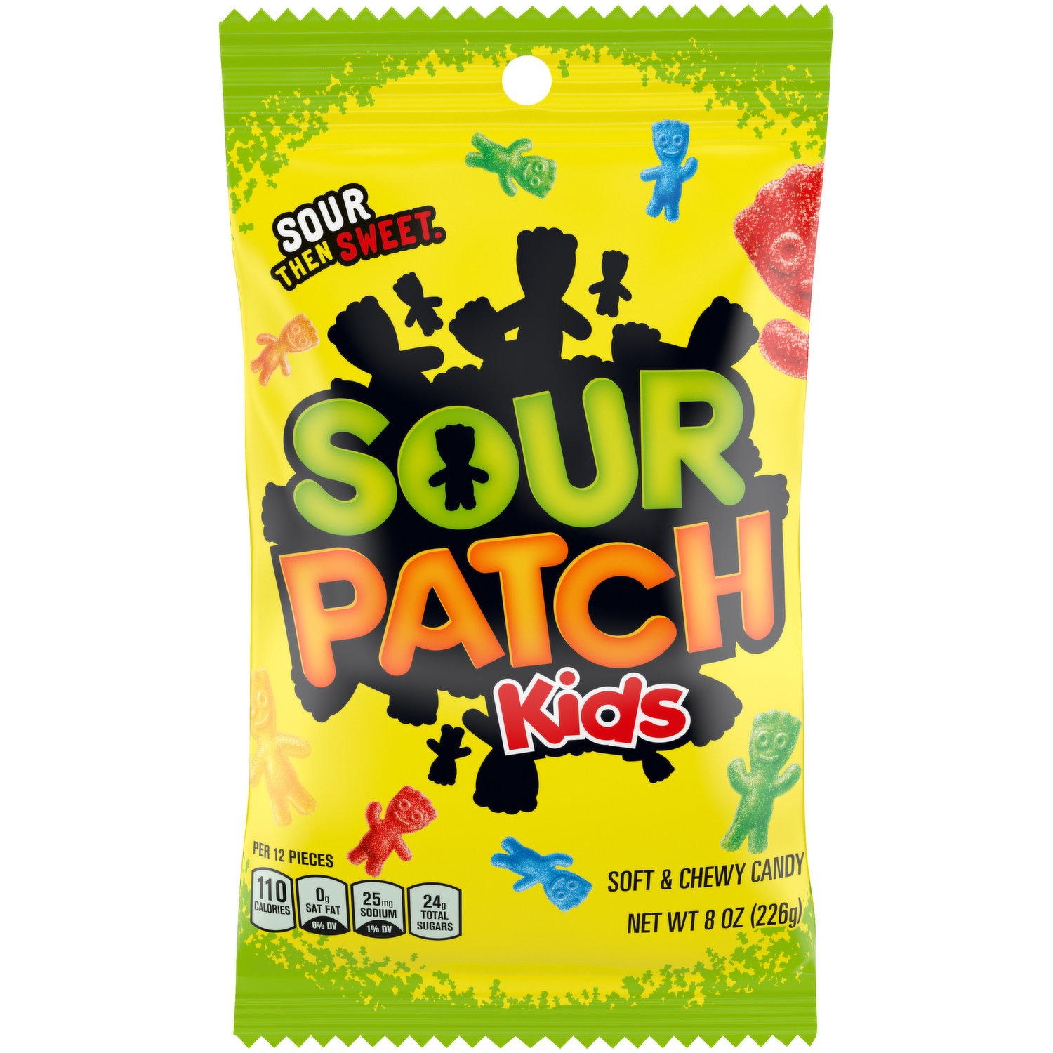 SOUR PATCH KIDS Watermelon Soft & Chewy Candy, Family Size, 1.8 lb Bag