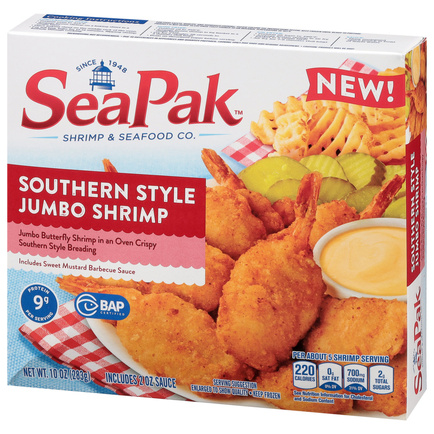 SeaPak Jumbo Popcorn Shrimp (2.5 lbs.)