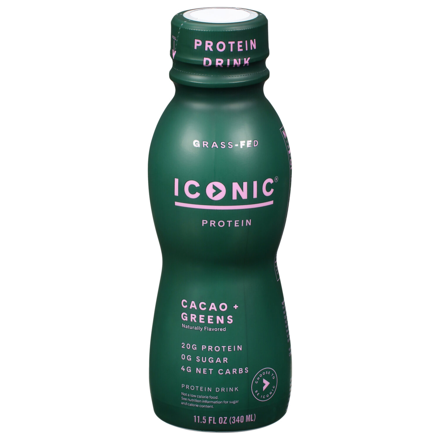 Iconic Protein Drinks, Chocolate Truffle (12 Pack) - Sugar Free & Low Carb  - 20g Grass Fed Protein - Lactose Free, Gluten Free, Non-GMO, Kosher - Keto