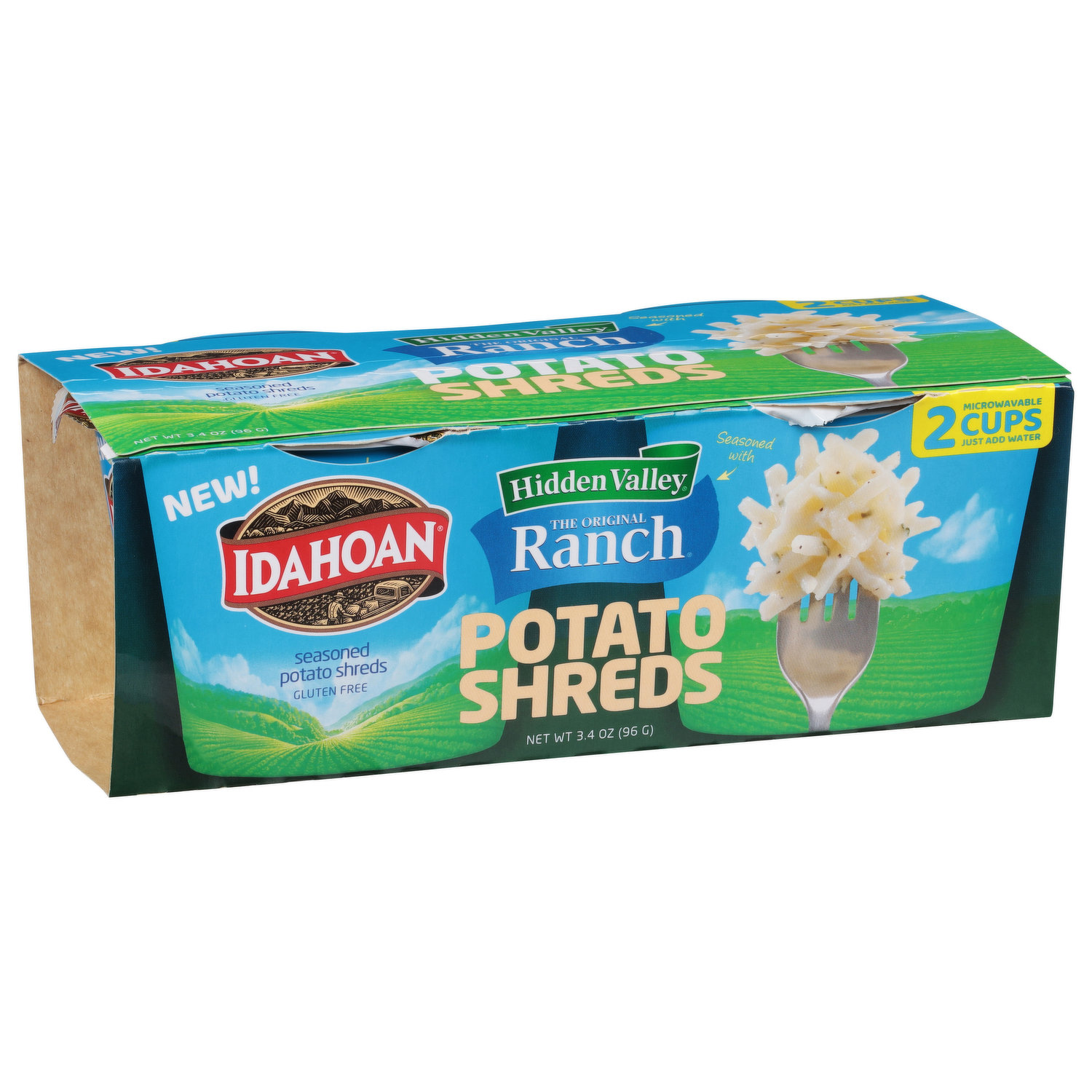 Idahoan Potato Shreds, Triple Cheese