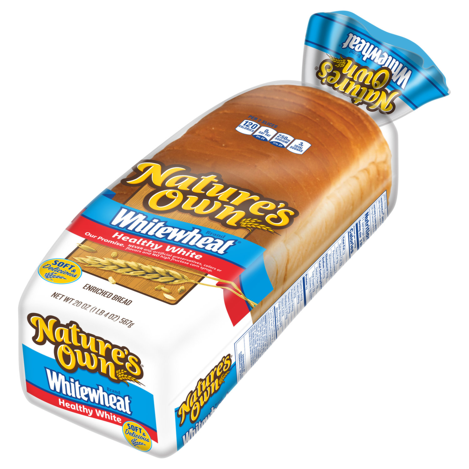 Nature's Own Honey Wheat Sandwich Bread Loaf, 20 oz 