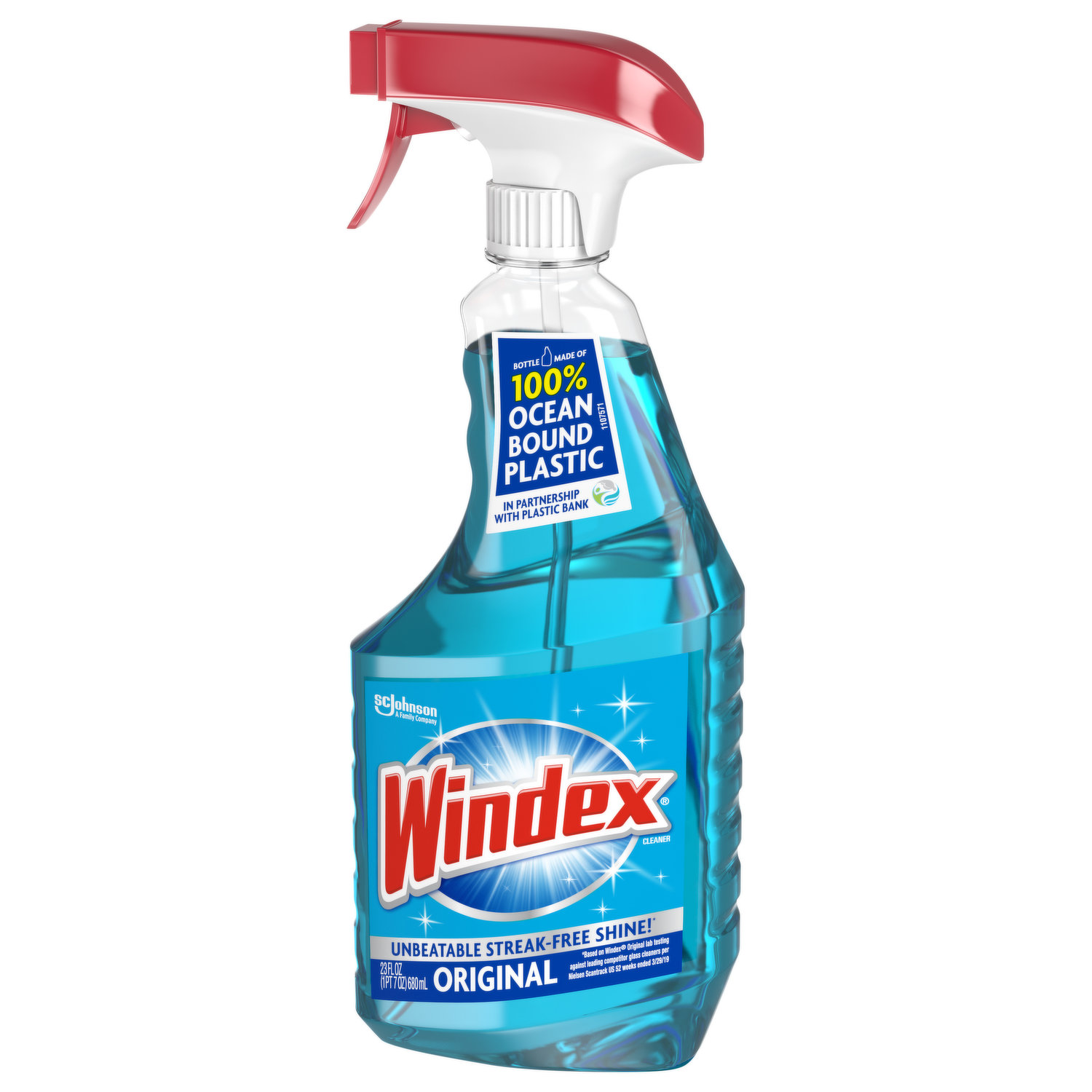 Windex Vinegar MultiSurface Glass Cleaner, 67.6 fl oz Ingredients