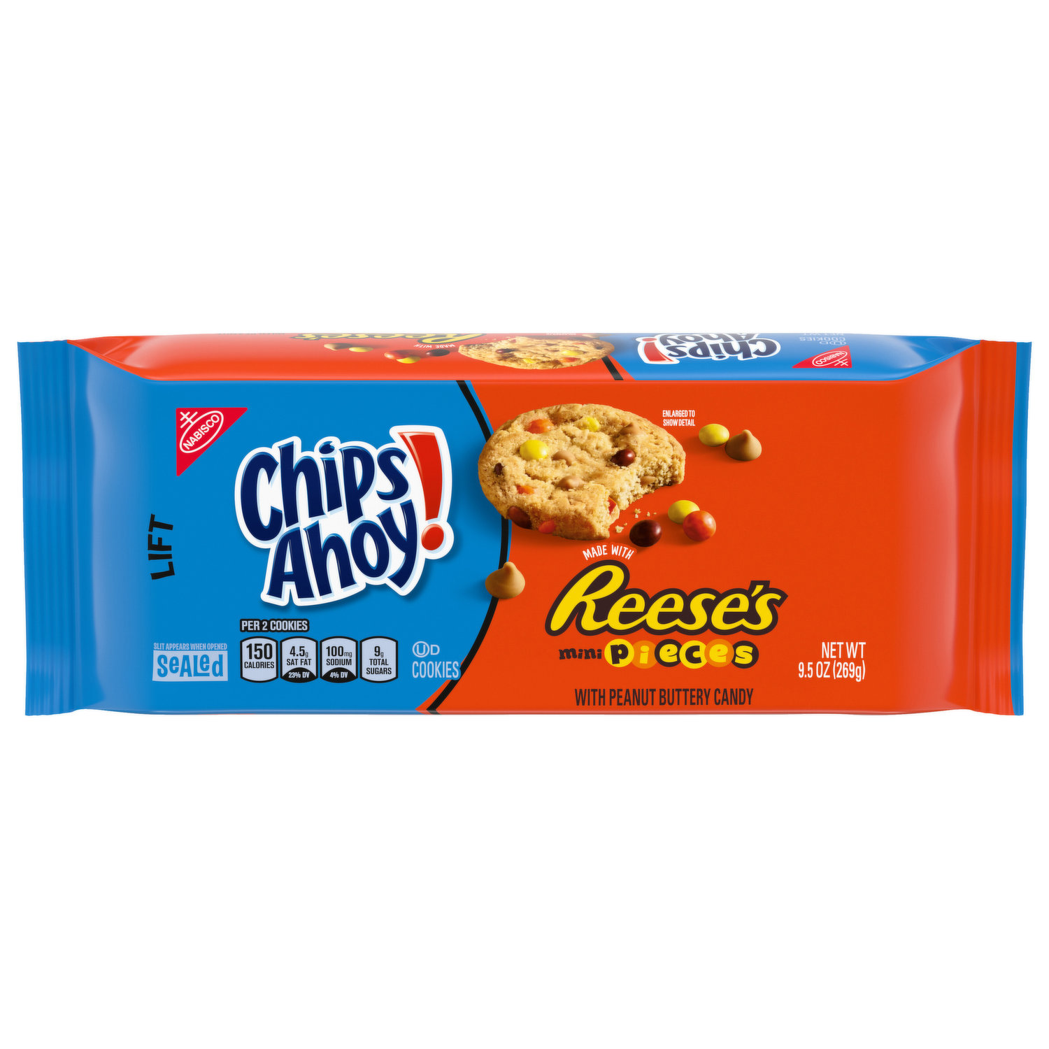 Chips Ahoy! Chewy Reese's Peanut Butter Cups Cookies Family Size