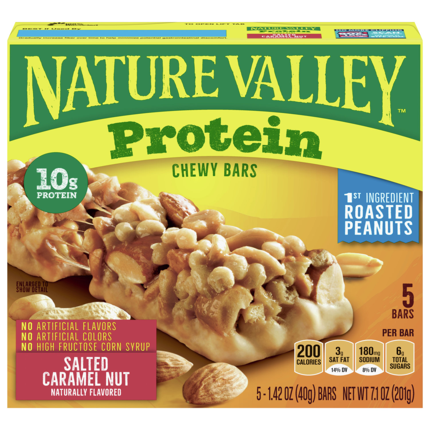 Salted Caramel Nut Protein Chewy Bars 15ct