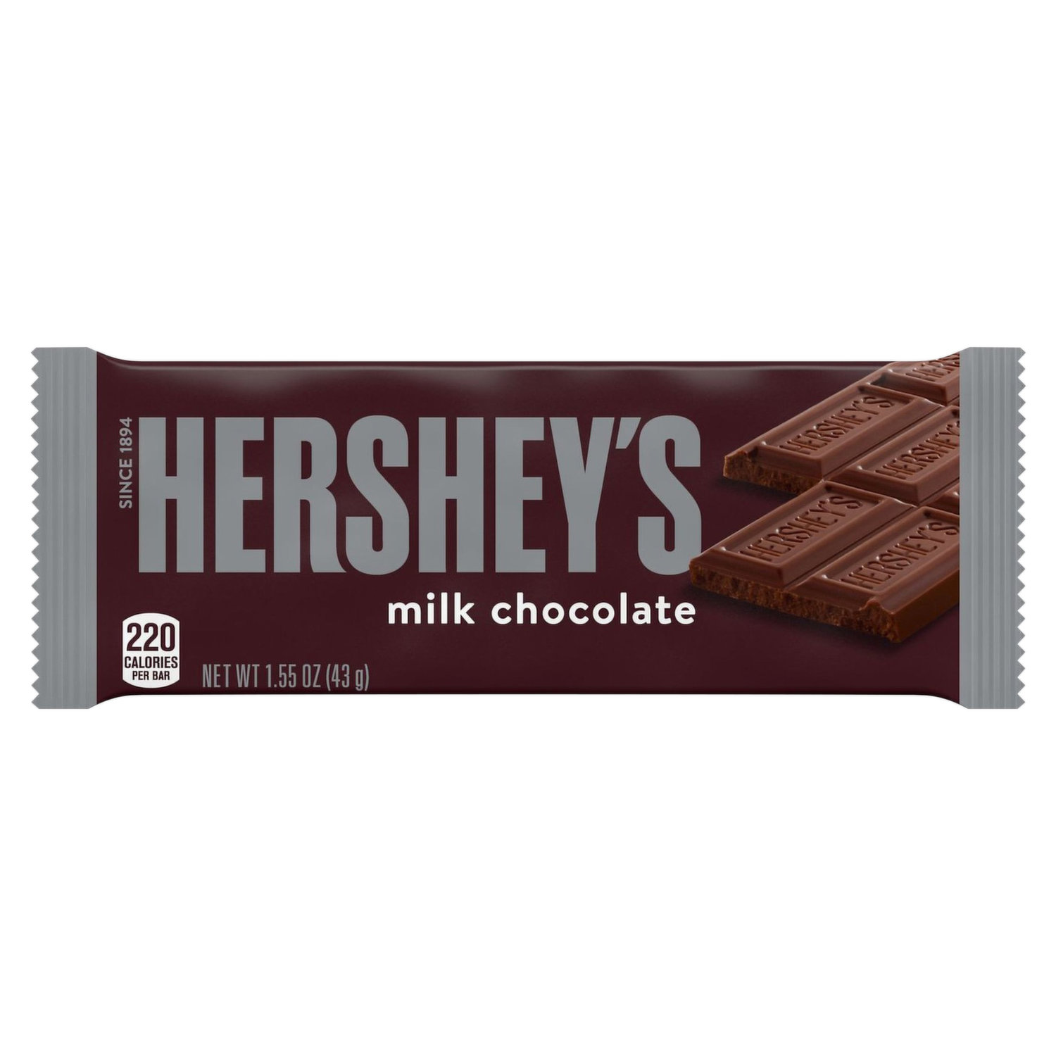 HERSHEY'S Milk Chocolate Giant Candy Bar, 7.56 oz