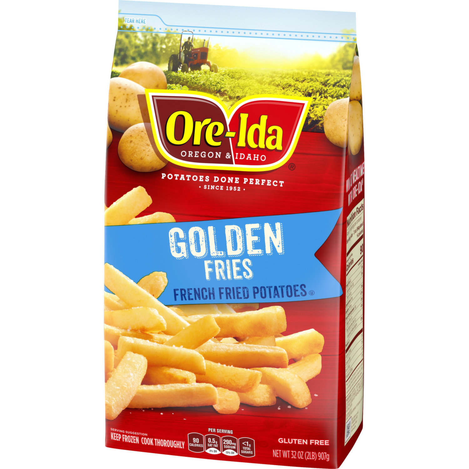 Ore-Ida Golden Shoestrings French Fries Fried Frozen Potatoes, 28 oz Bag