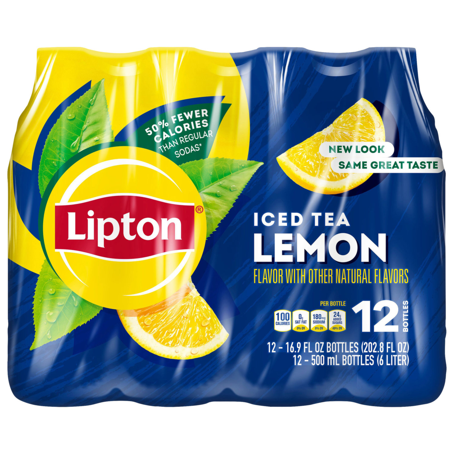 Lipton Peach Iced Tea, 16.9 oz, 12 Pack