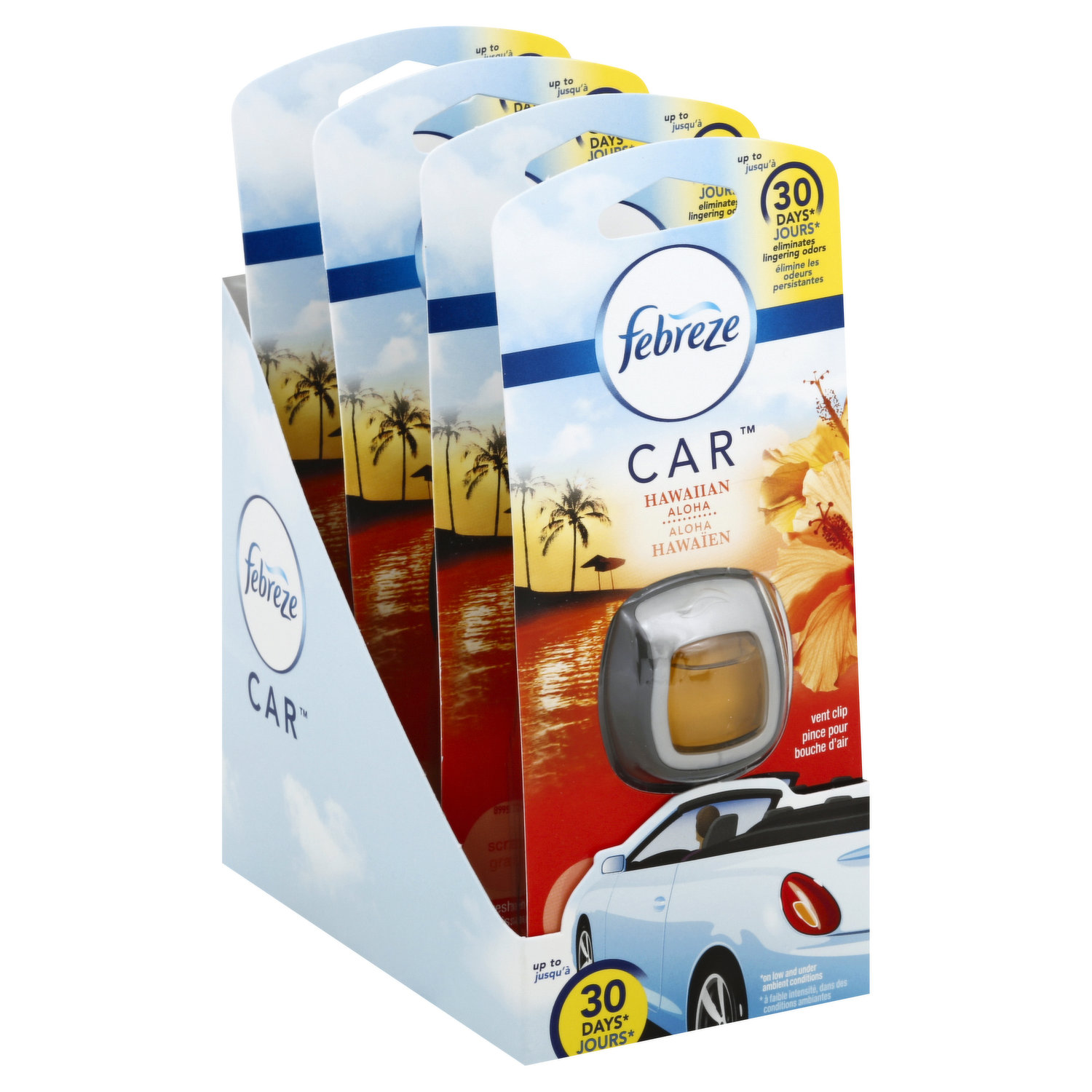 8 Pieces Febreze Car Air Freshener 0.06 Oz Vent Clip Laundry Fresh - Air  Fresheners - at 