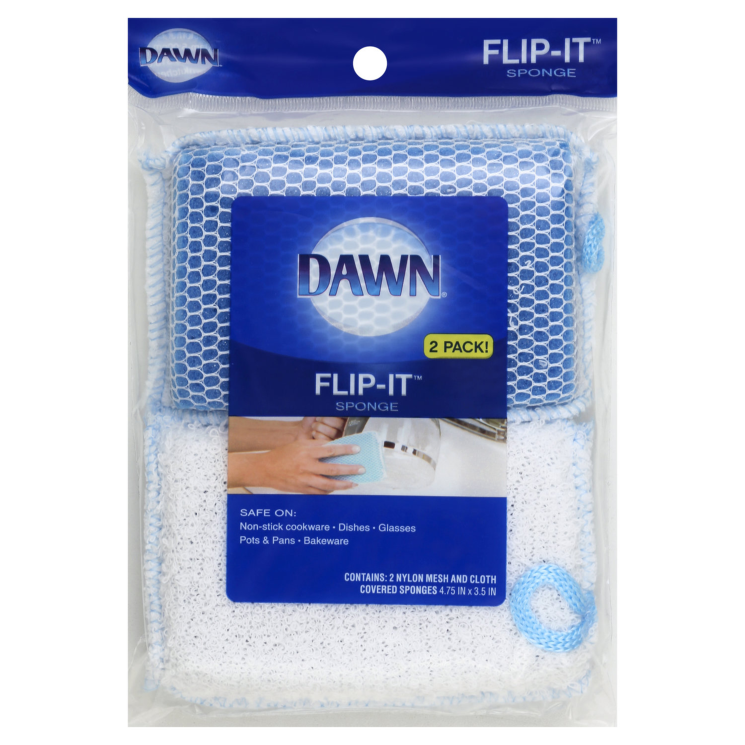 Dawn Fillable Kitchen Brush Refills 2 Ea, Towels, Cloths & More