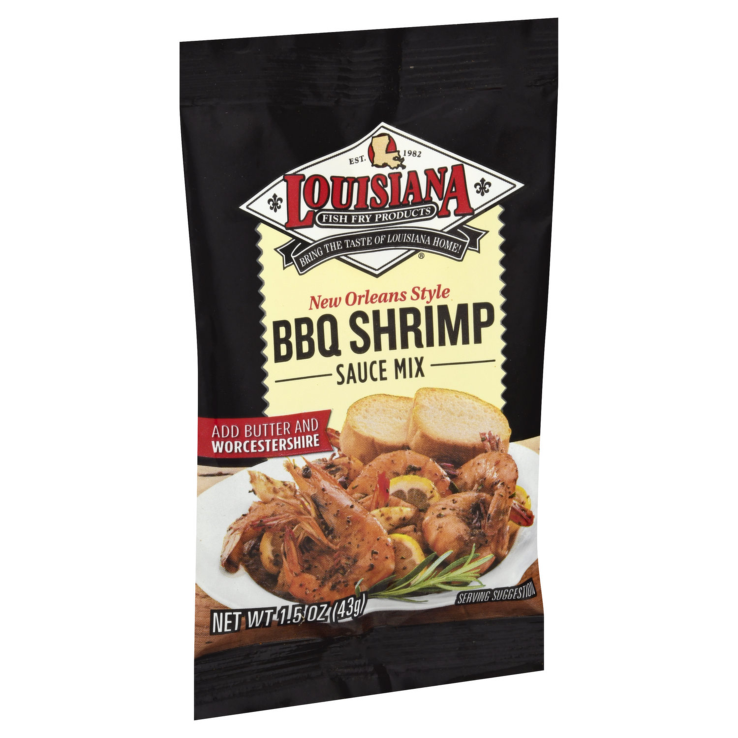Louisiana Fish Fry Products Sauce Mix, BBQ Shrimp, New Orleans Style