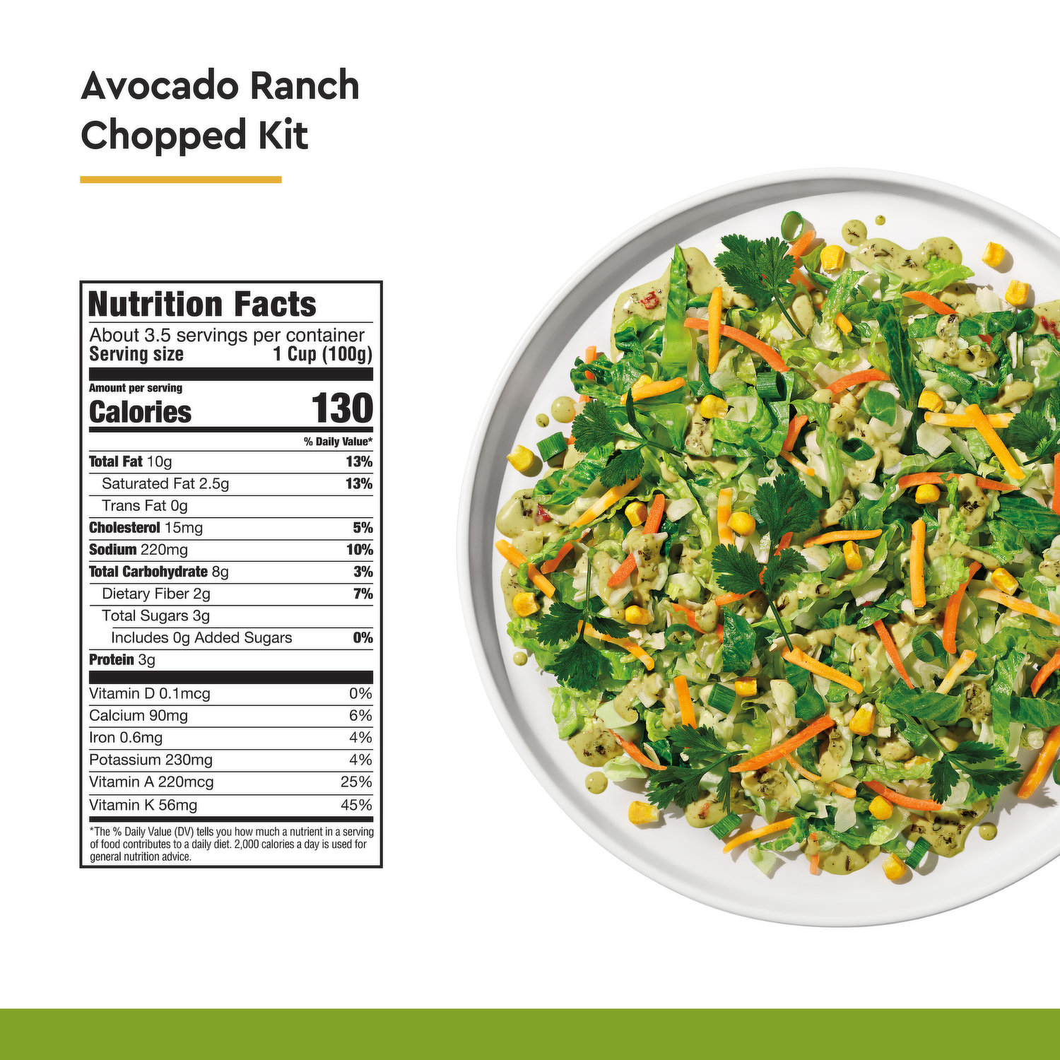 Avocado Ranch Chopped Salad Kit