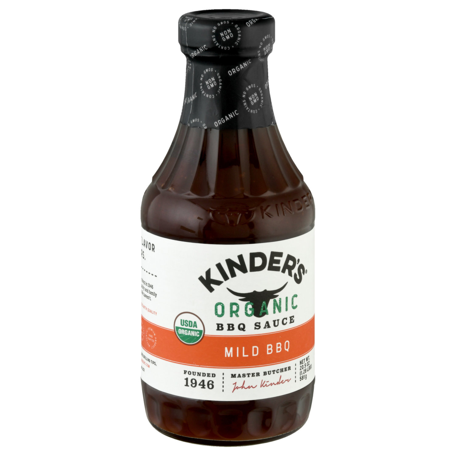 Kinder's BBQ Sauce, Organic, Mild BBQ - Brookshire's