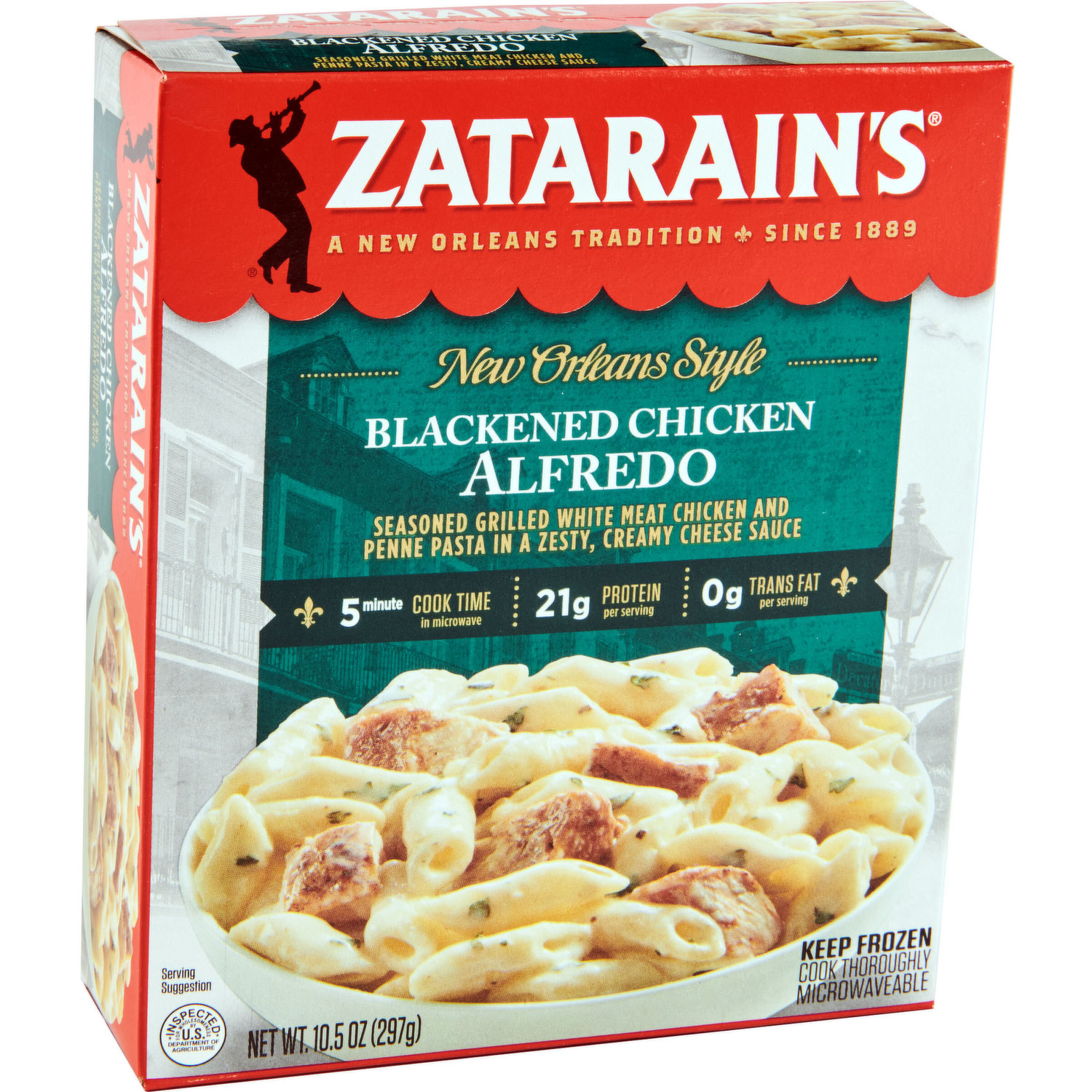 Zatarains Blackened Chicken Alfredo