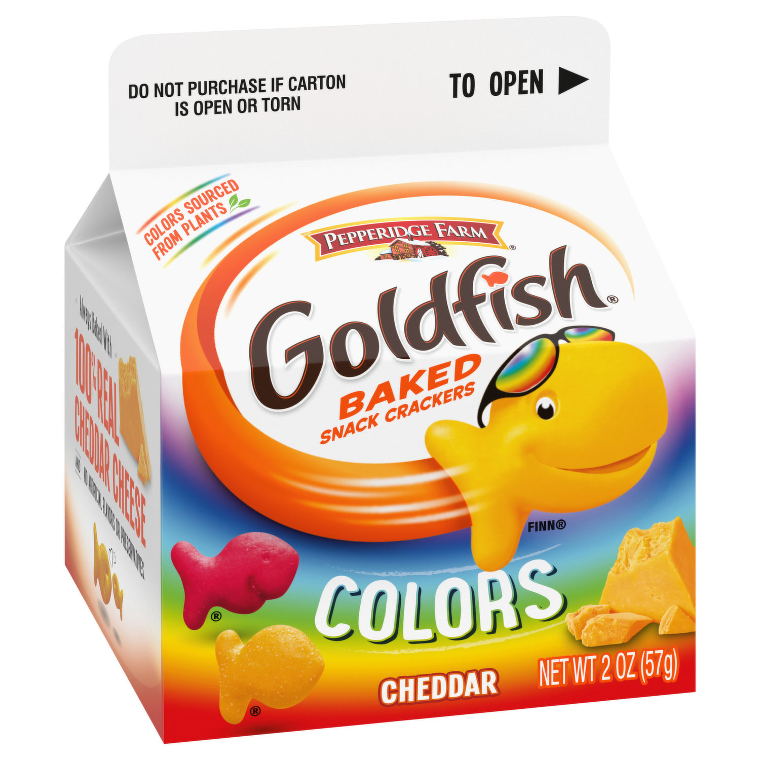 Goldfish Baked Snack Crackers, Cheddar, Color - Brookshire's