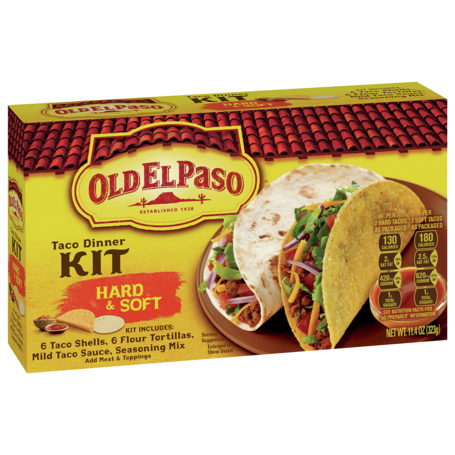 Old El Paso 25% Less Sodium Taco Seasoning Mix - Shop Spice Mixes