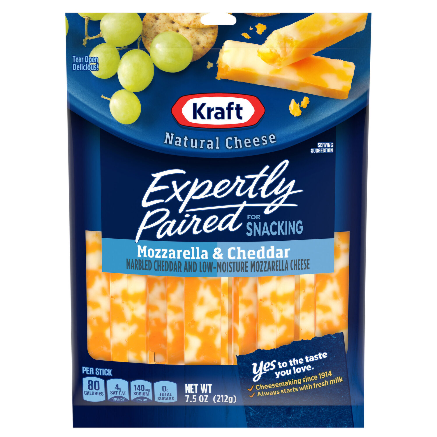 Kraft String Cheese, Low-Moisture, Part-Skim, Mozzarella - Super 1 