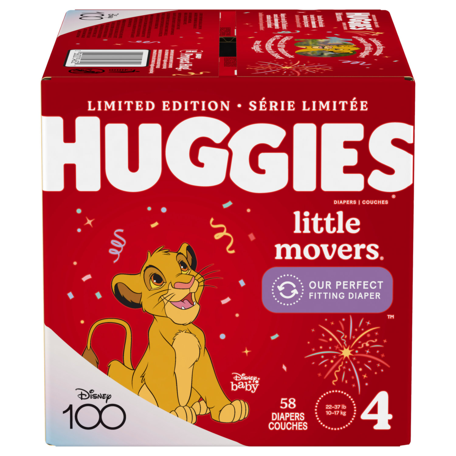 Huggies Little Movers Size 7 Disposable Diapers Lion India