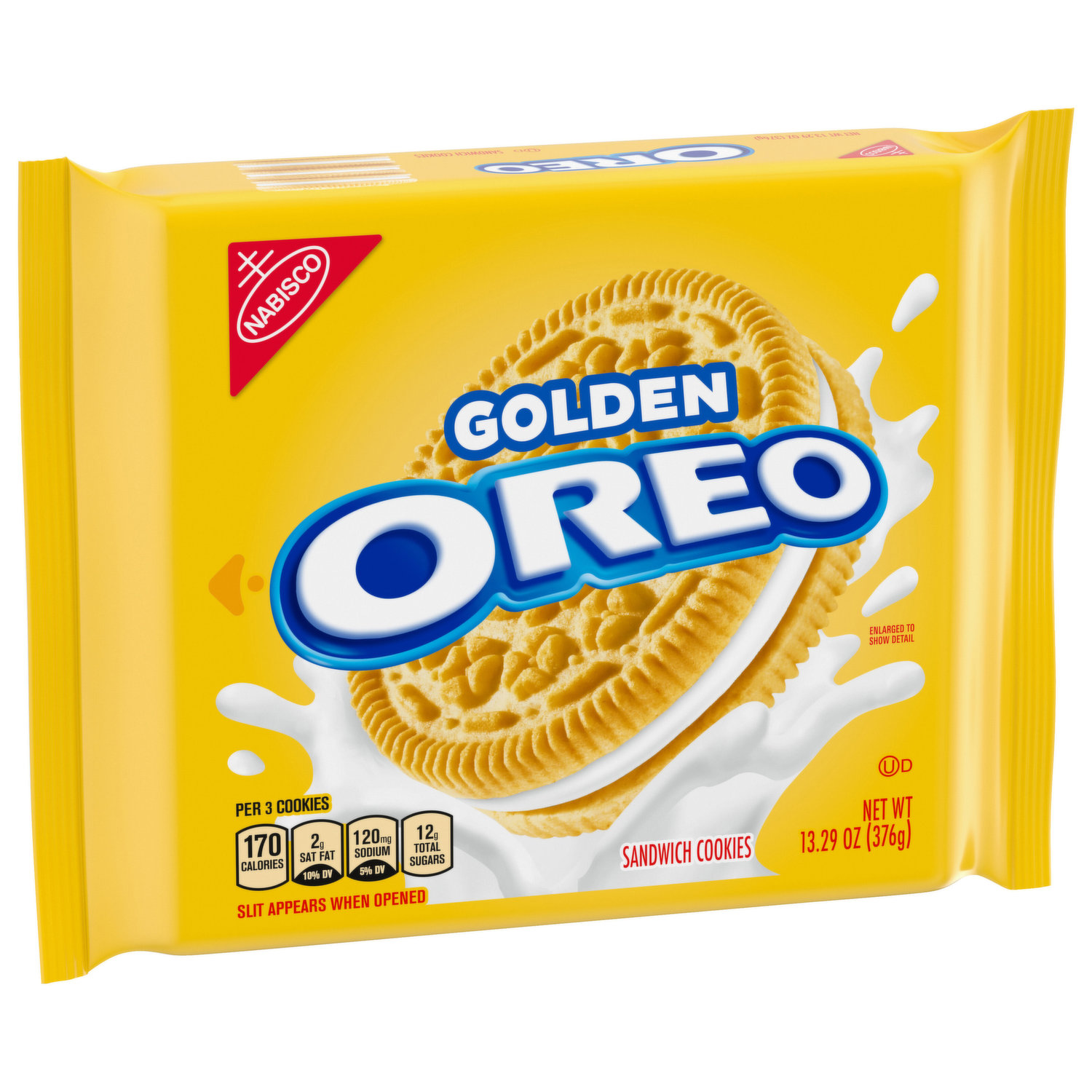 OREO Lemon Creme Sandwich Cookies, Family Size, 18.71 oz 