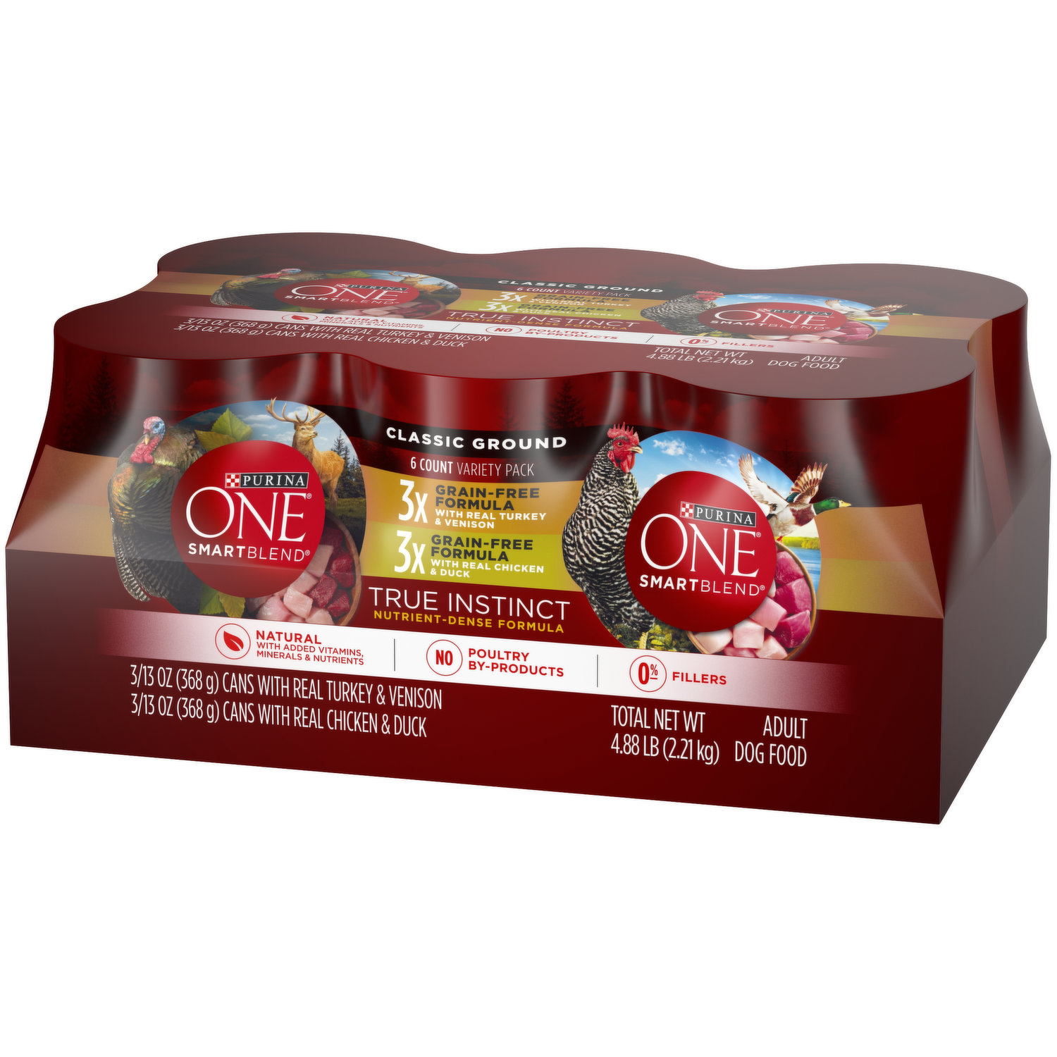 Save on Purina ONE True Instinct Adult Wet Dog Food Tender Turkey & Game  Bird Order Online Delivery