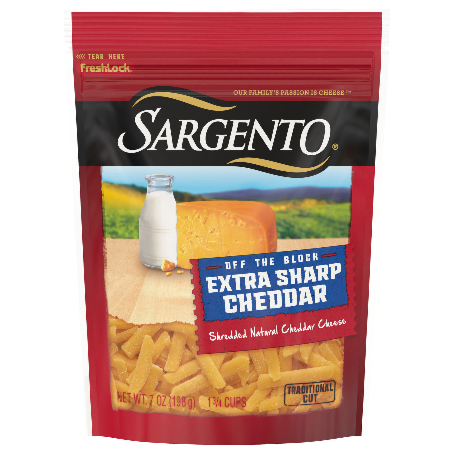 Essential Everyday Cheese, Extra Sharp Cheddar 8 oz, Cheddar