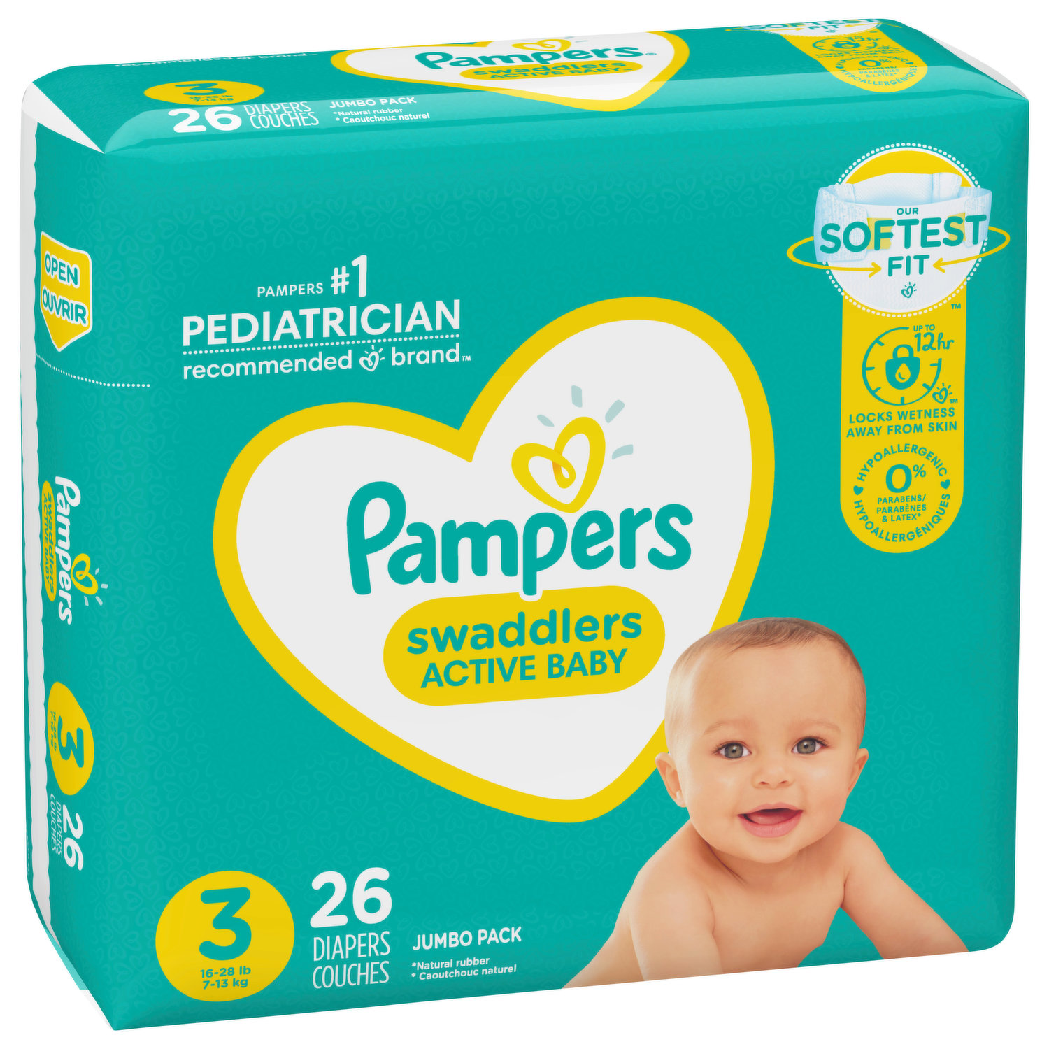 Pampers Diapers, Sesame Street, Size 4 (22-37 lb), Jumbo Pack