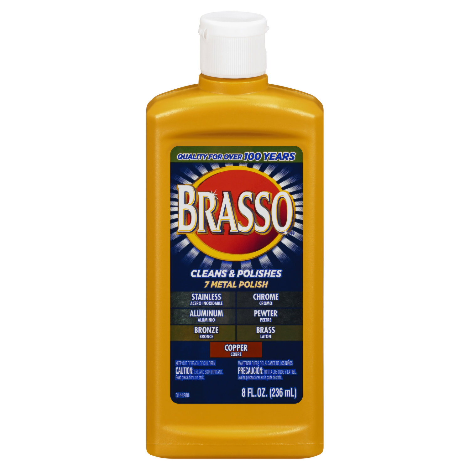 Brasso Metal Polish Can 100ml, Polishers, Cleaning, Household