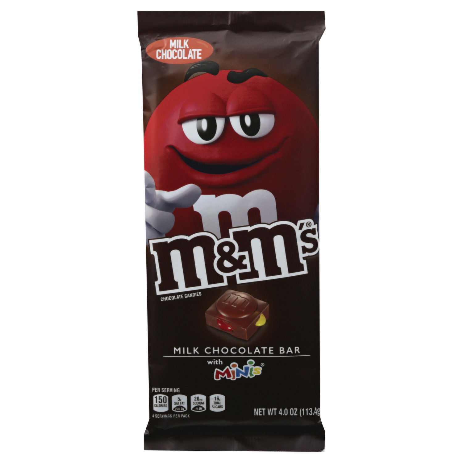 M&M'S Milk Chocolate MINIS Size Candy 12-oz. Bag, Chocolate