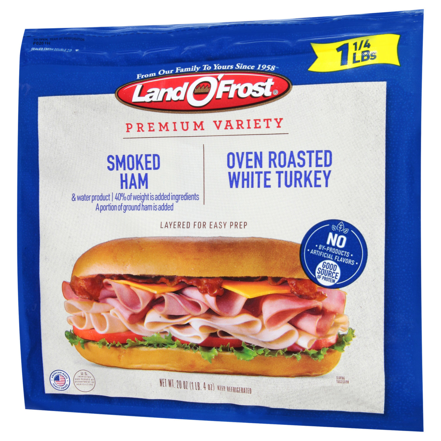 Premium Deli Smoked Ham Lunch Meat, 2 lbs - Foods Co.