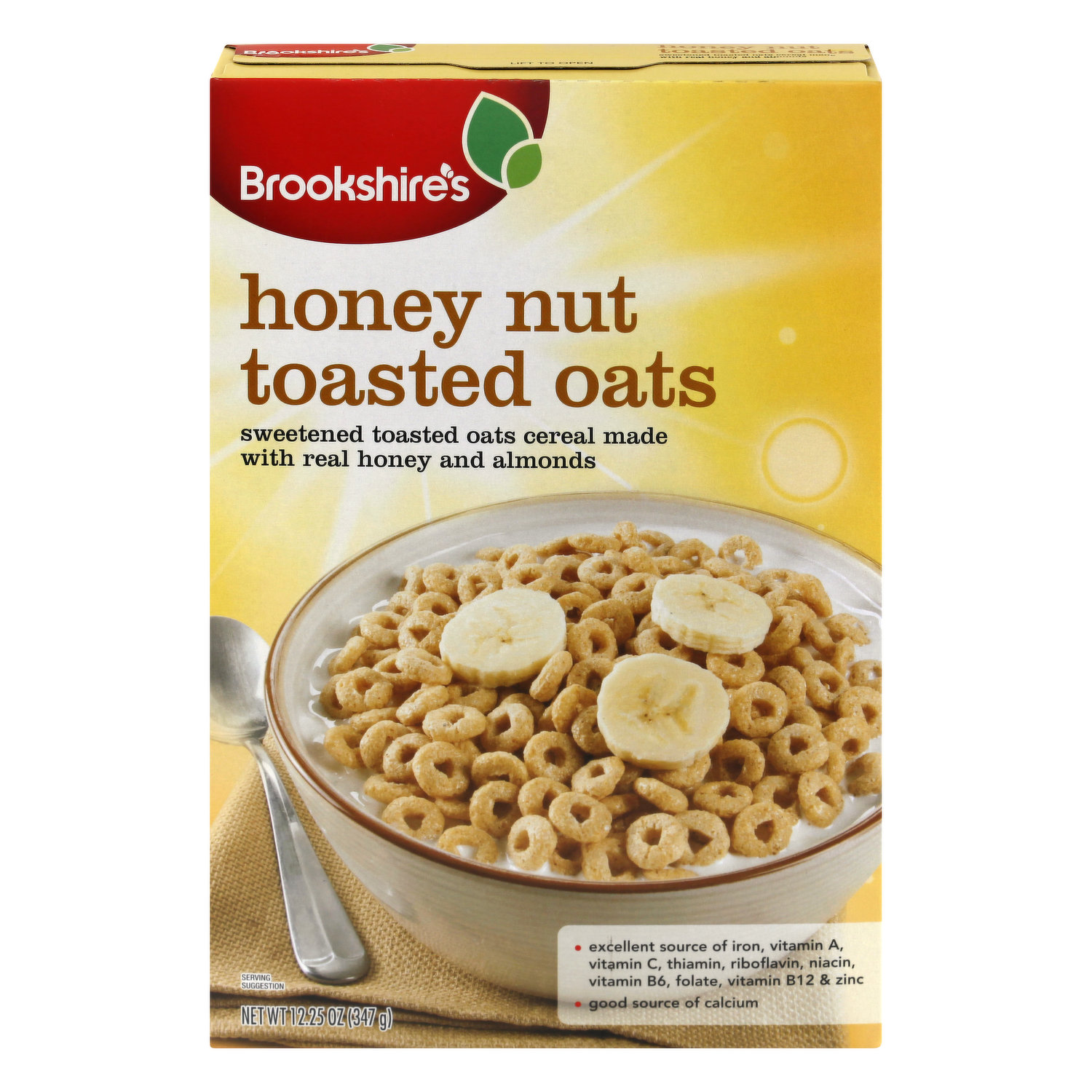 Brookshire's Cereal, Honey Nut, Toasted Oats - FRESH by Brookshire's