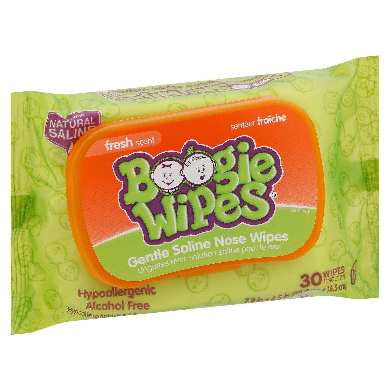 Boogie Wipes Saline Nose Wipes Fresh Scent - 30ct : Target