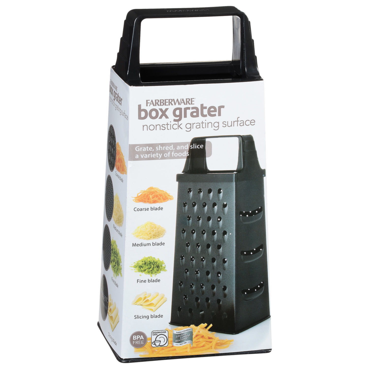 Farberware Stainless Steel 4-Sided Box Grater