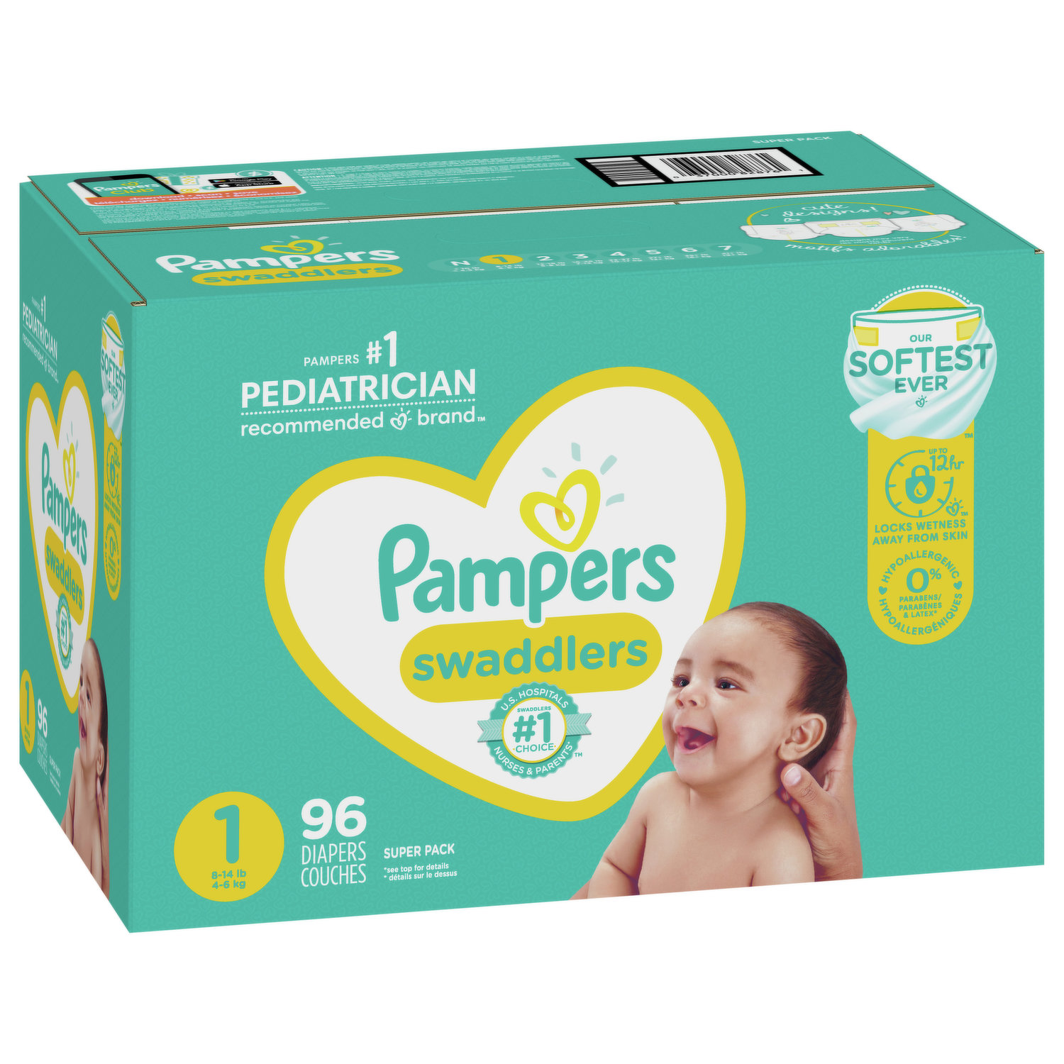 Pampers Diapers, Baby-Dry, 3 (16-28 lb), Super Pack