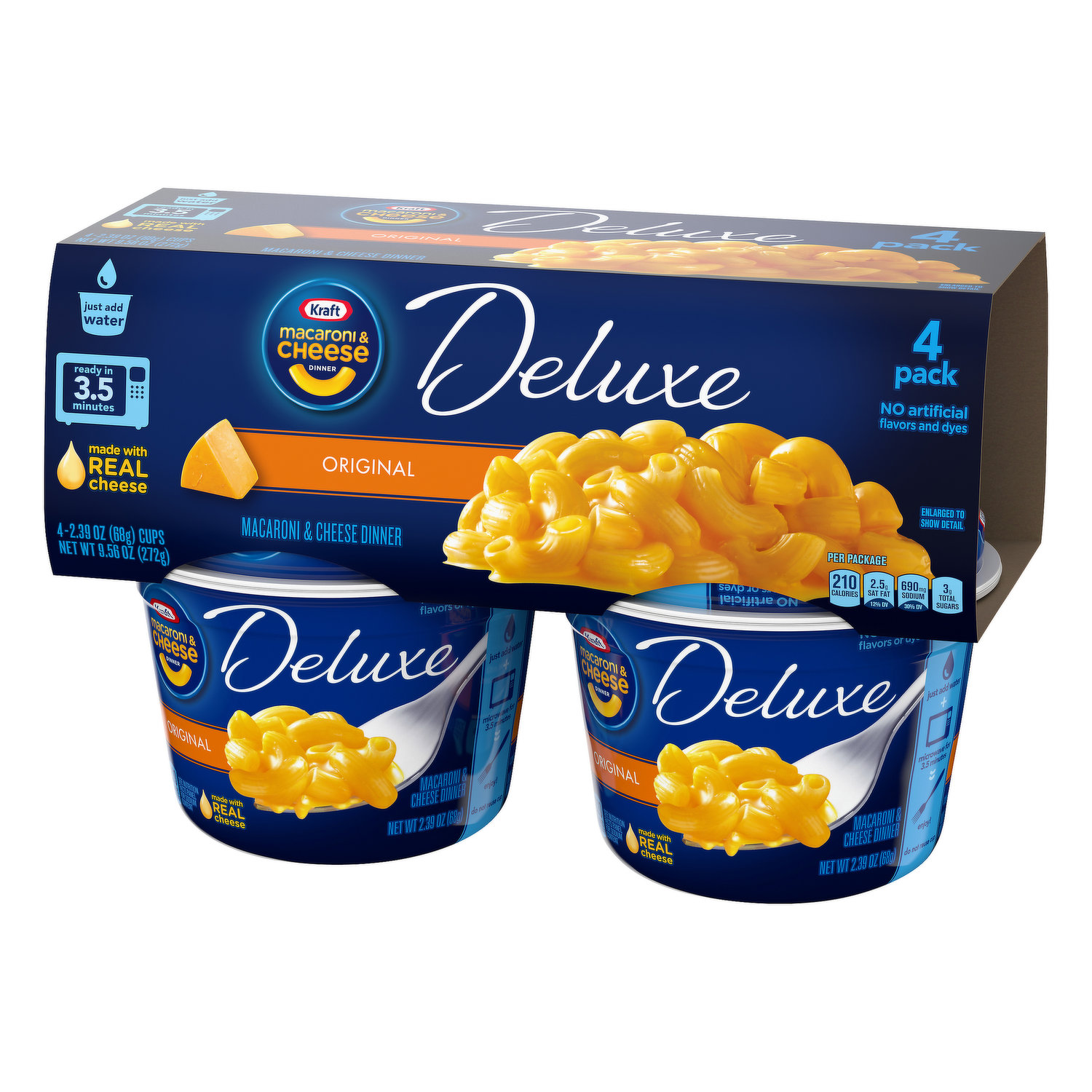 Kraft Mac & Cheese 4 x 206g  American Mac & Cheese - Kellys Expat