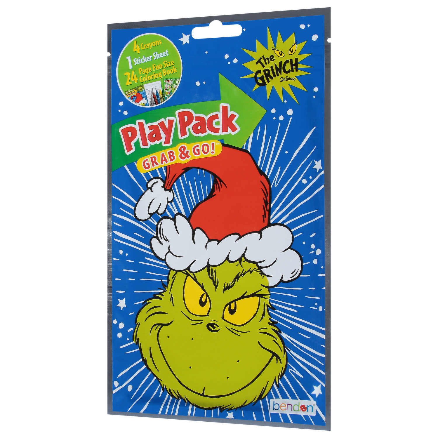 Bendon Play Pack, Grab & Go, The Grinch