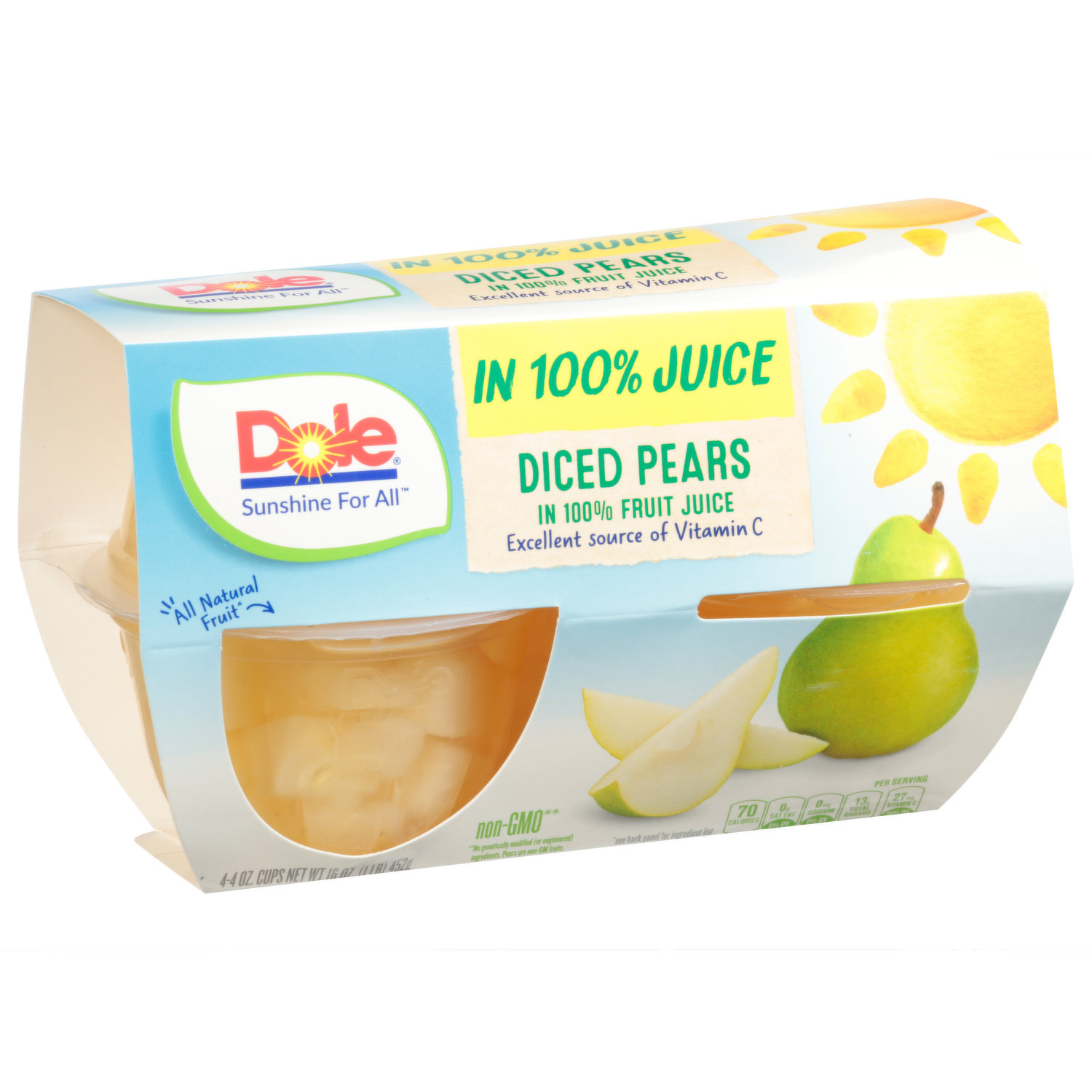 Dole Sliced Peaches in 100% Fruit Juice Jar - Shop Peaches, Plums