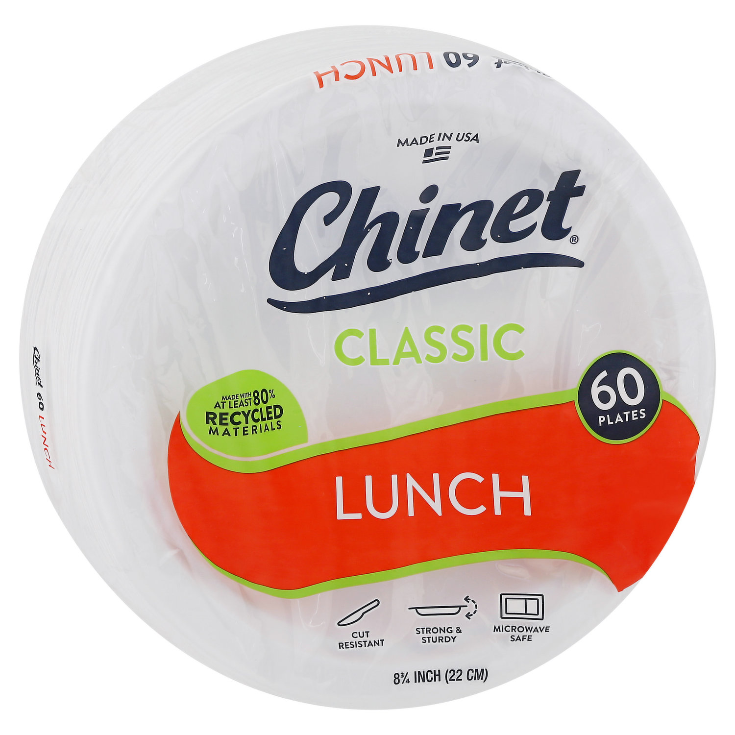 Chinet Classic White, Round All Occasion Fiber Plates, 8.75 Inch, 100 Count  – Falak And Sheru LLC