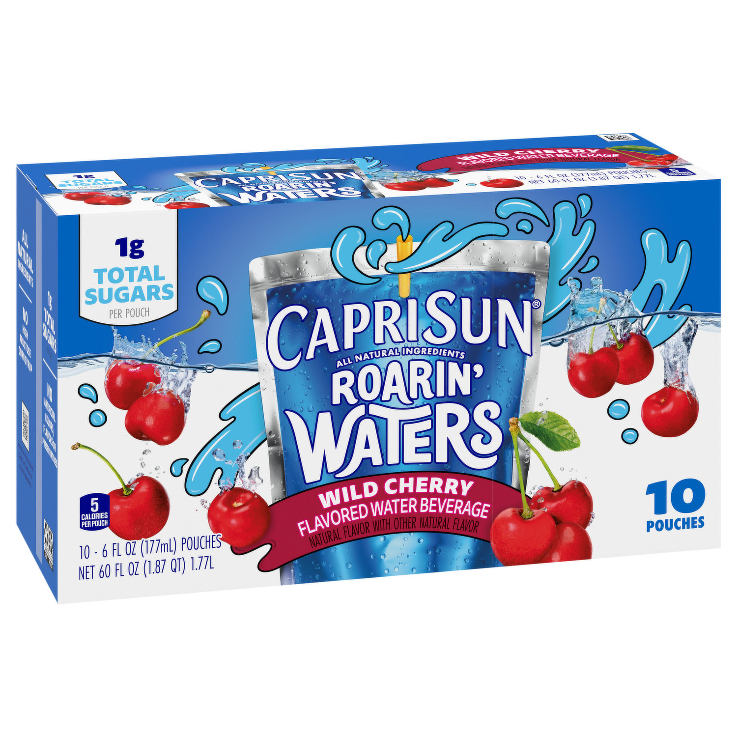 Capri Sun Flavored Water Beverage, Wild Cherry - Brookshire's