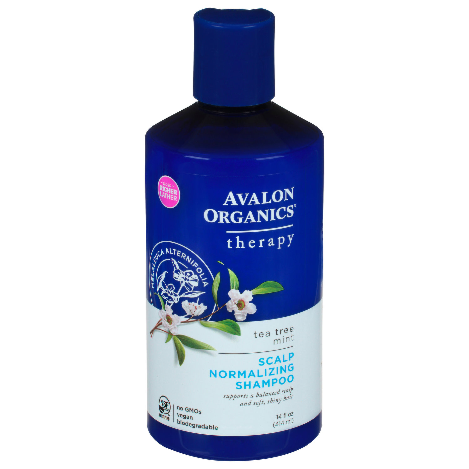 Avalon Organics Shampoo, Mint, Normalizing