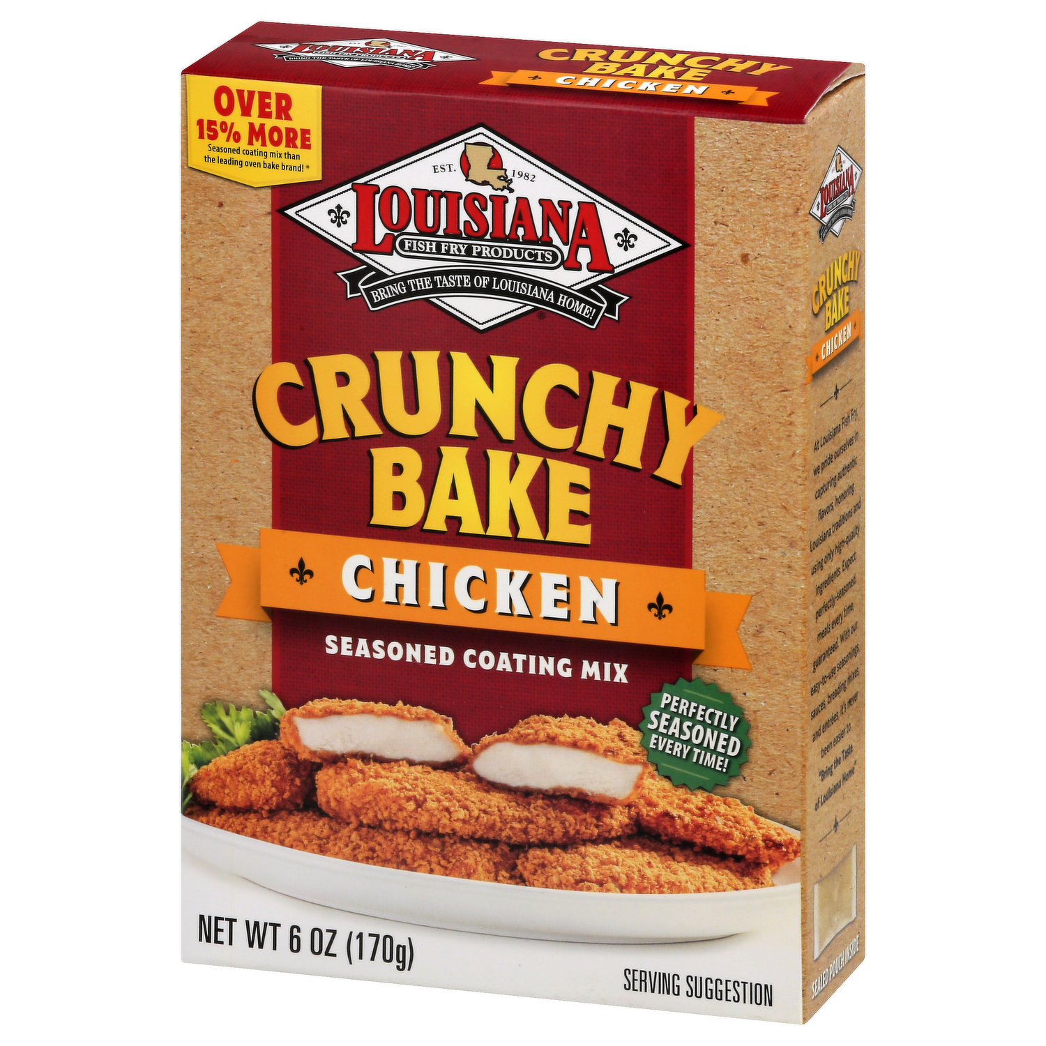 Louisiana Fish Fry Seasoned Coating Mix, Chicken