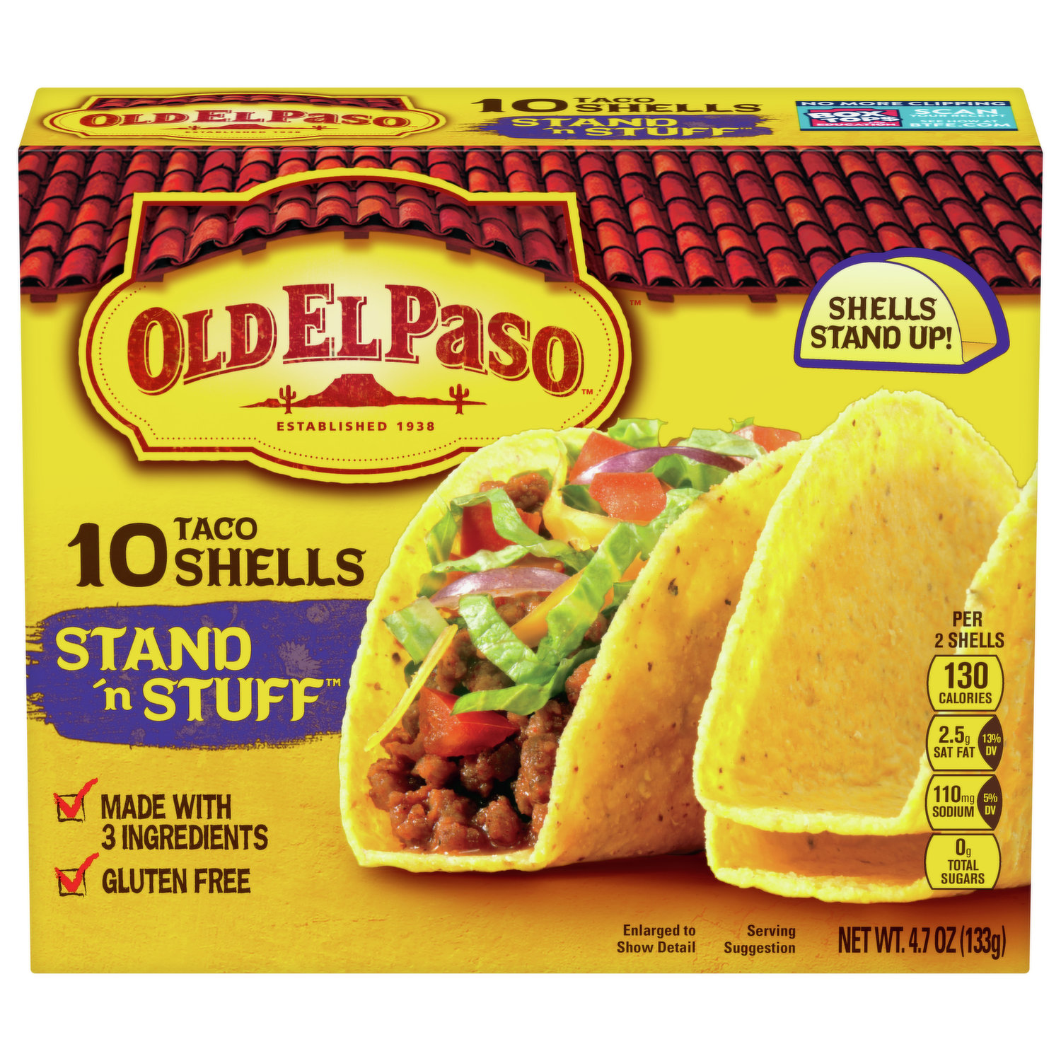 Old El Paso 25% Less Sodium Taco Seasoning Mix, 1 oz Packet