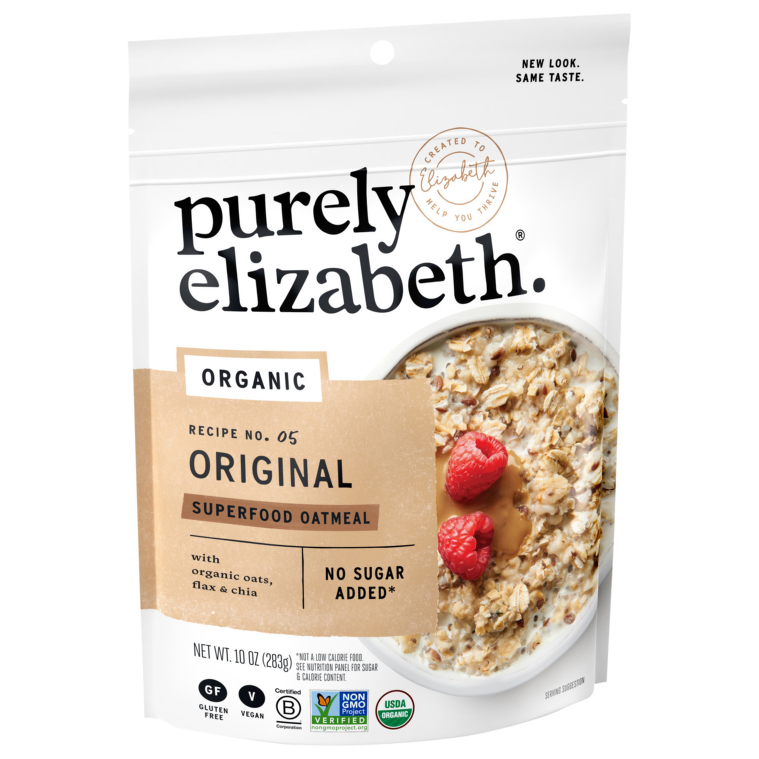 Purely Elizabeth Collagen Protein Oats, Vanilla Pecan - 2 oz