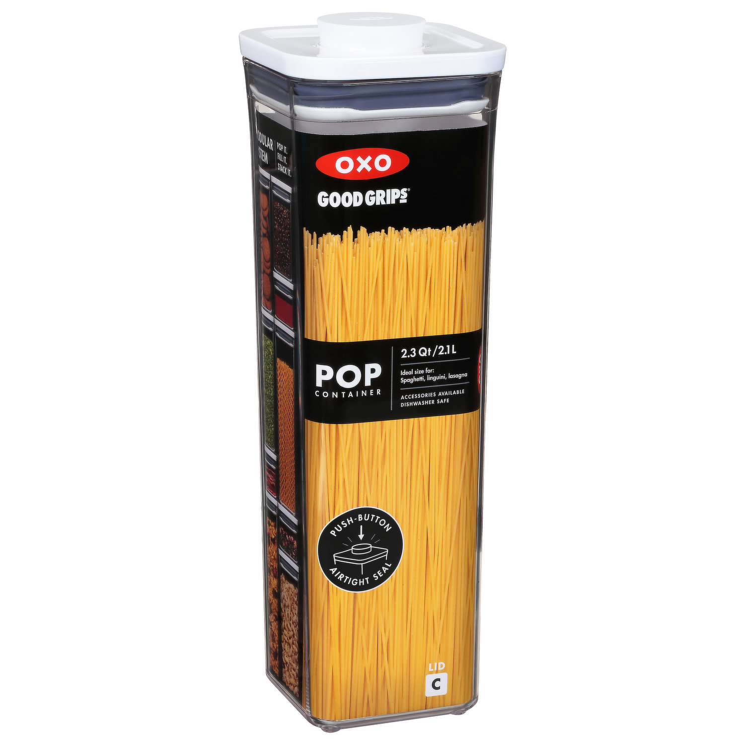 Oxo Good Grips Pop Container, Lid B, 2.7 Quart