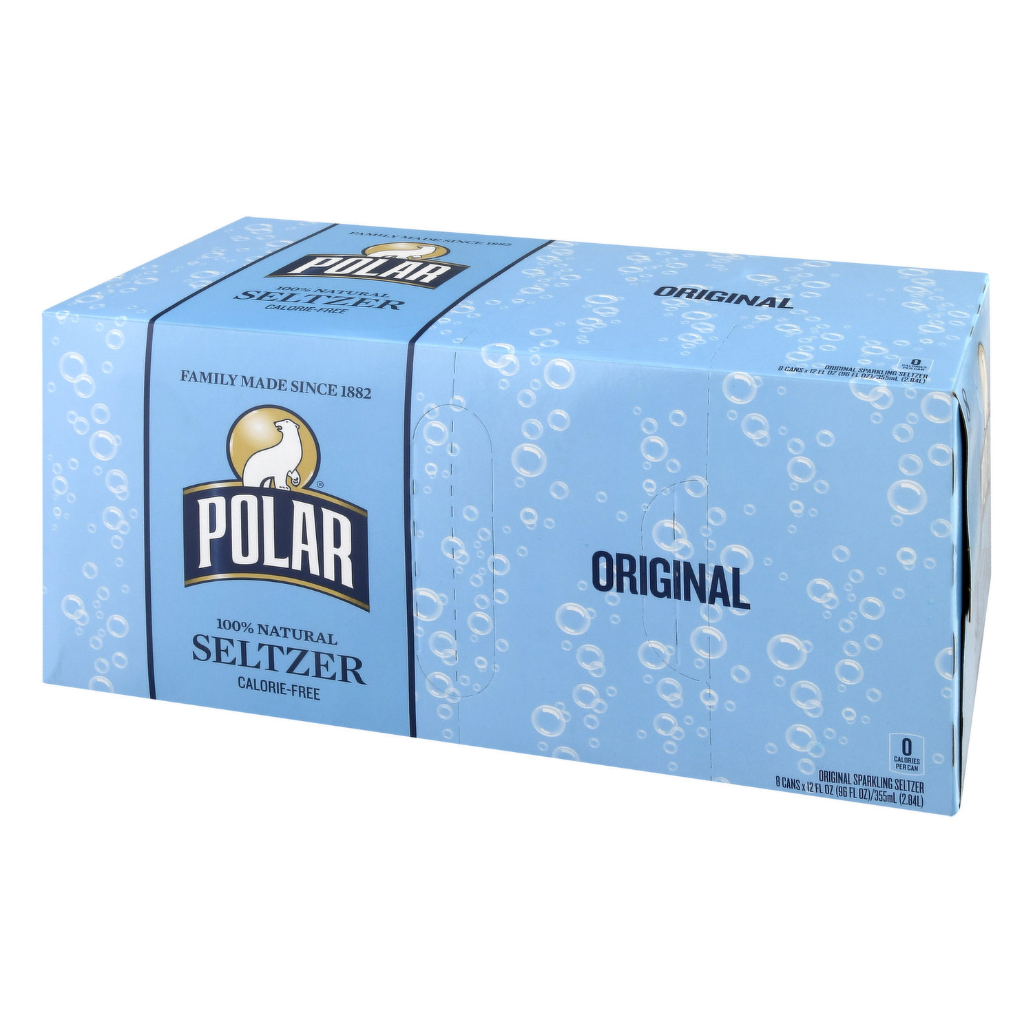 Polar Seltzer, 100% Natural, Original