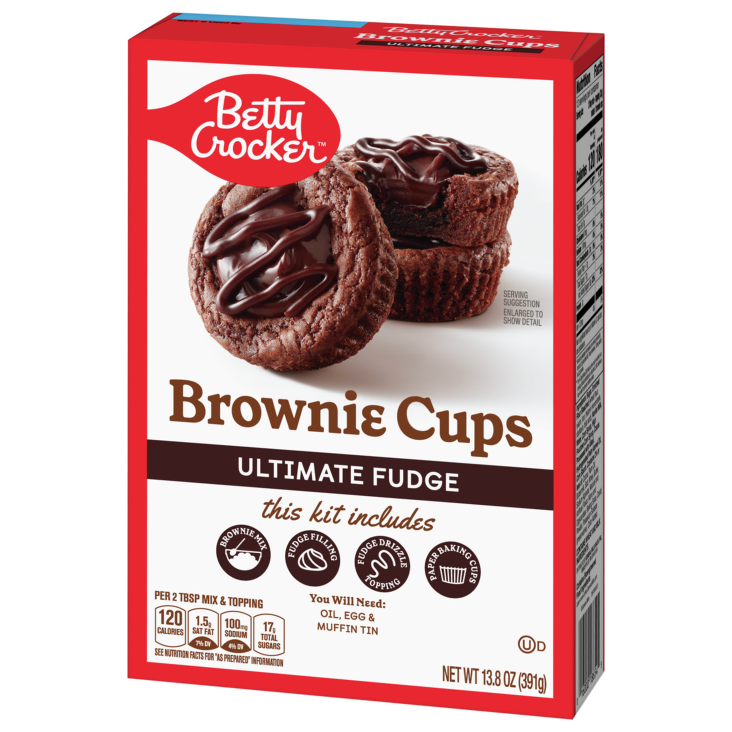 Betty Crocker Favorites Fudge Brownie Mix, Family Size, 16.3 oz 