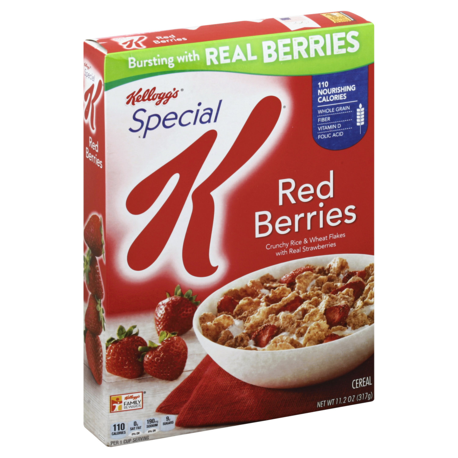 Kellogg's Special K Red Berries Breakfast Cereal, Family Size, 16.9 oz Box  