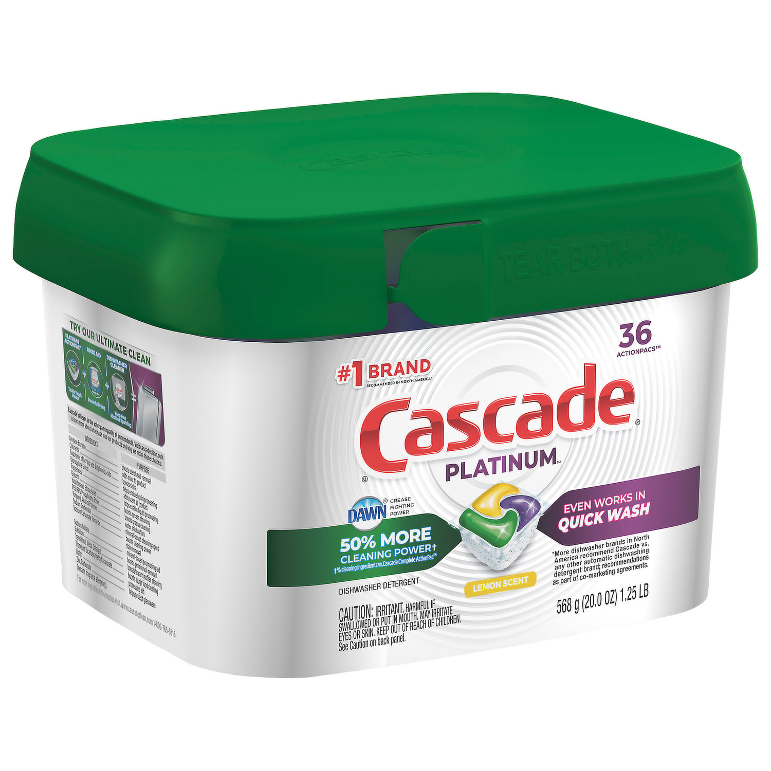 Cascade Dishwasher Detergent, Fresh Scent, Original, ActionPacs