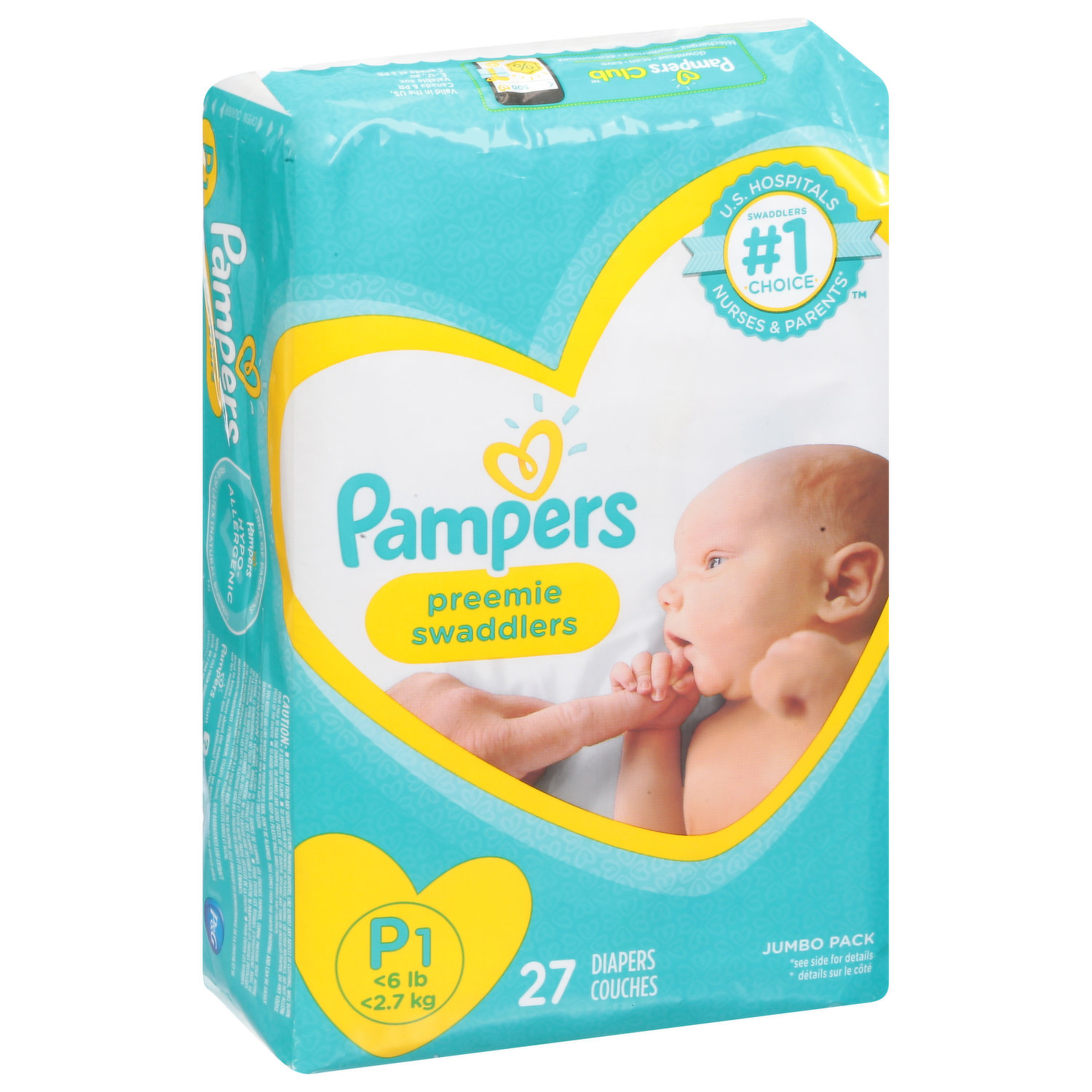 Couche taille 1 - Pampers